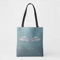 Sac fourre-tout des ailes gris-bleu