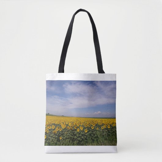 Sac fourre-tout des champs de tournesol (Devant)