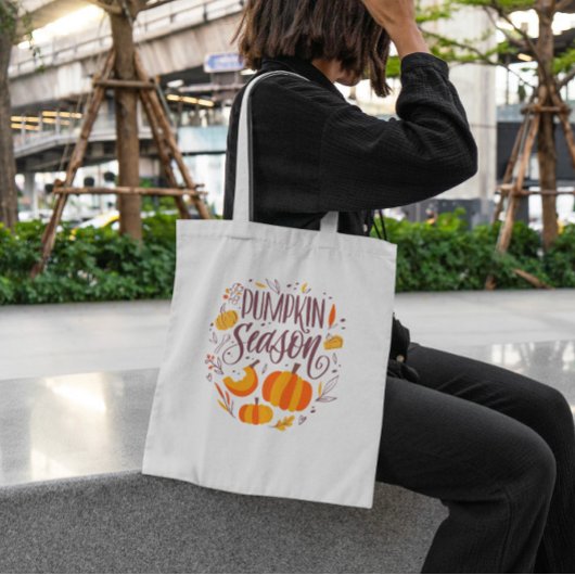 Sac fourre-tout des devis de la saison Citrouille