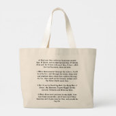 Sac fourre-tout des écritures (Dos)