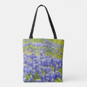 Sac fourre-tout des fleurs de bleuets du Texas (Dos)