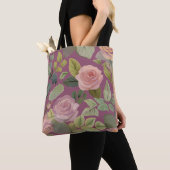 Sac fourre-tout des fleurs de printemps (De près)