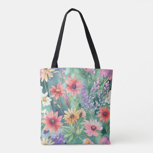 Sac fourre-tout des fleurs de printemps (Dos)