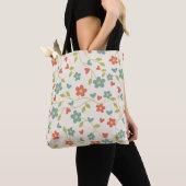 Sac fourre-tout des fleurs de printemps (De près)