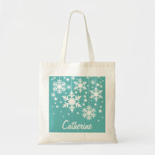 Sac fourre-tout des flocons de neige et des étoile