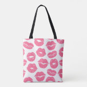 Sac fourre-tout des lèvres roses (Dos)