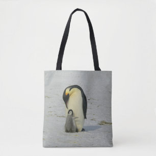 Sac fourre-tout des pingouins mère et enfant