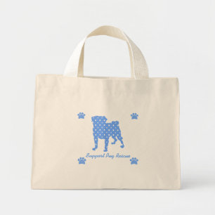 Sac fourre-tout des points de Carlin bleu Secourt