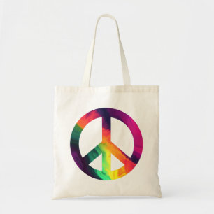 Sac fourre-tout des signes de paix hippy