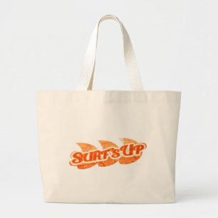 sac fourre-tout des surfeurs orange "Surf Up"