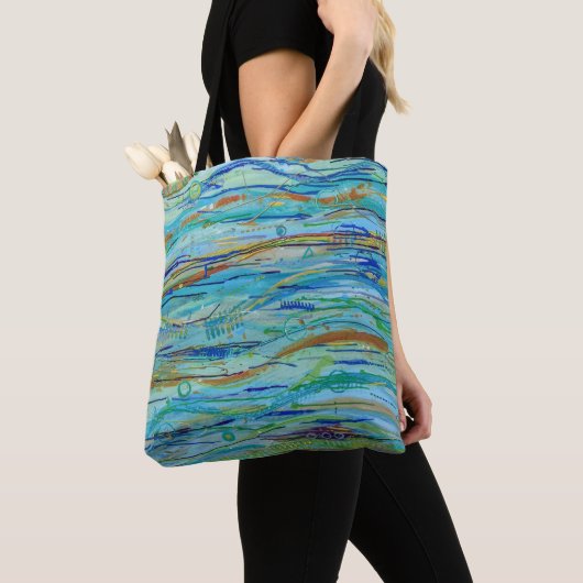 Sac fourre-tout des vagues (De près)
