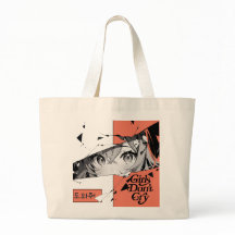 Sac fourre-tout des yeux de fille Anime Manga