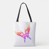 Sac fourre-tout, design "Butterfly Aura", femmes (Dos)