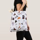 Sac fourre-tout design Halloween (De près)