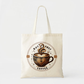 Sac fourre-tout design Latte Art pour les amateurs