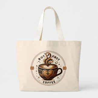 Sac fourre-tout design Latte Art pour les amateurs