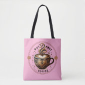 Sac fourre-tout design Latte Art pour les amateurs (Devant)