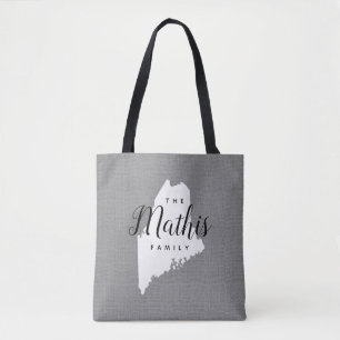 Sac fourre-tout d'état du Monogramme de la famille