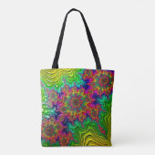 Sac fourre-tout d'explosion couleur Mandelbrot (Dos)