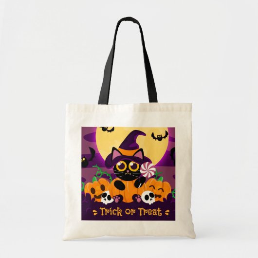 Sac fourre-tout d'Halloween (Devant)