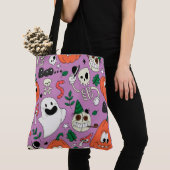Sac fourre-tout d'Halloween (De près)