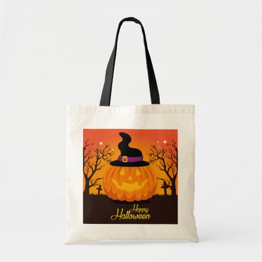 Sac fourre-tout d'Halloween (Devant)