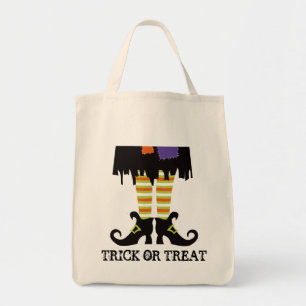 Sac fourre-tout d'Halloween avec Jambes de sorcièr