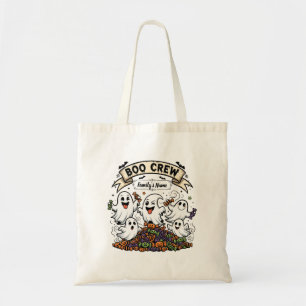 Sac fourre-tout d'Halloween de famille personnalis