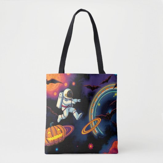 Sac fourre-tout d'Halloween - Galaxy Trick-or-Trea (Devant)