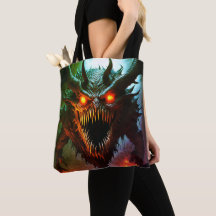 Sac fourre-tout d'Halloween géant Monster