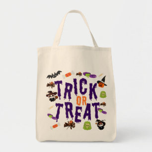 Sac fourre-tout d'Halloween - mignon et éffrayant