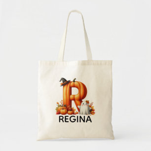 Sac fourre-tout d'Halloween monographique personna