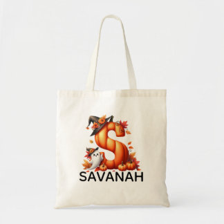 Sac fourre-tout d'Halloween monographique personna
