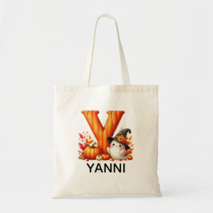 Sac fourre-tout d'Halloween monographique personna