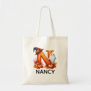 Sac fourre-tout d'Halloween monographique personna