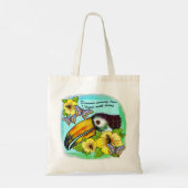 sac fourre-tout d'hibiscus toucan (Dos)
