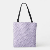 Sac fourre-tout diagonale à rayures violettes (Dos)