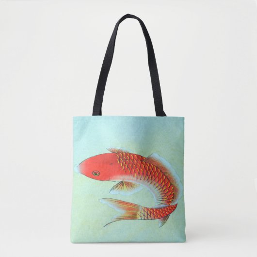 Sac fourre-tout d'illustration de Koi Fish (Devant)