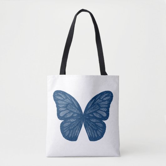 Sac fourre-tout d'illustration des ailes papillon (Devant)