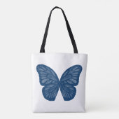 Sac fourre-tout d'illustration des ailes papillon (Dos)