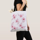 sac fourre-tout d'image en fleurs de cerisier (De près)