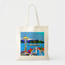 Sac fourre-tout d'images de Seattle Emerald City