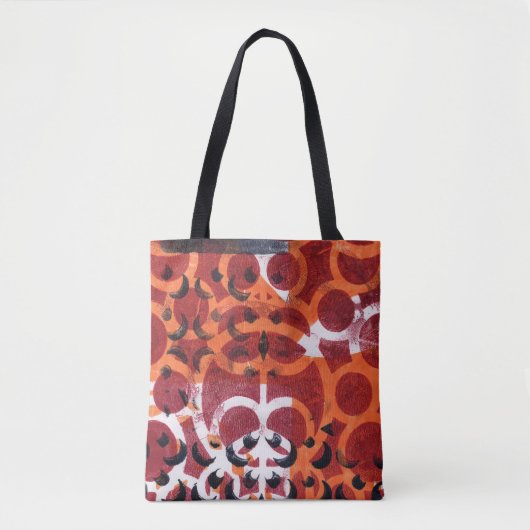 sac fourre-tout d'impression abstrait (Devant)