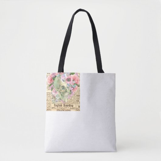 Sac fourre-tout d'impression crâne Motif unique be (Devant)