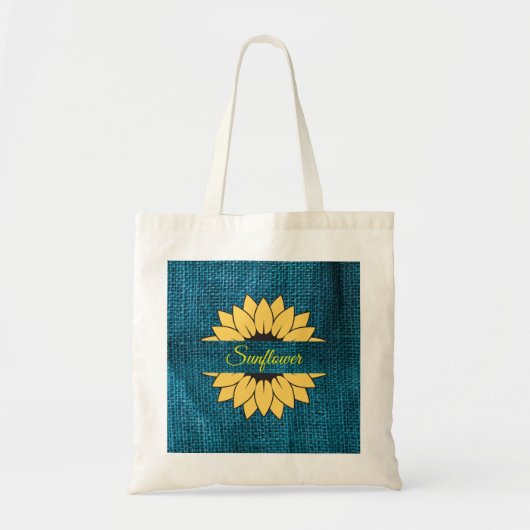 Sac fourre-tout d'impression customisé Sunflower B (Devant)
