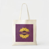 Sac fourre-tout d'impression customisé Sunflower P (Devant)