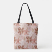Sac fourre-tout d'impression florale, Design de fl (Dos)