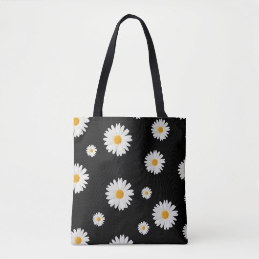 Sac fourre-tout d'impression Motif de la marguerit (Devant)