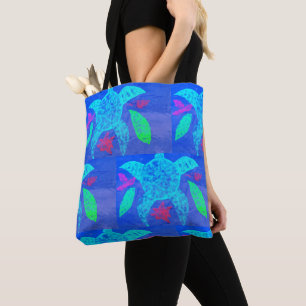 Sac fourre-tout d'impression polynésien