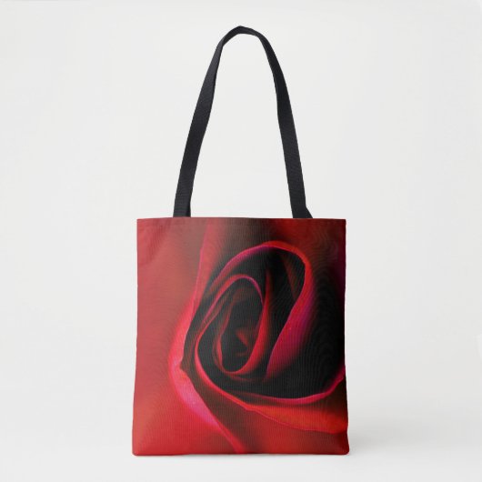Sac fourre-tout d'impression Rose rouge (Devant)